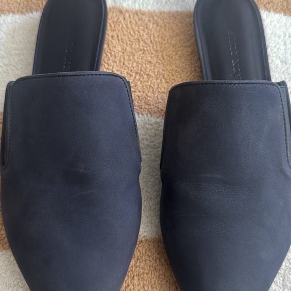 Jenni Kayne Oiled Leather Mules in Navy size 37 Womens - Picture 4 of 7
